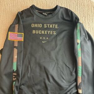 Nike Camo Ohio State Crew Neck Sweatshirt